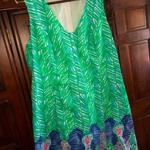 Lilly Pulitzer tandi shift toucan green 14